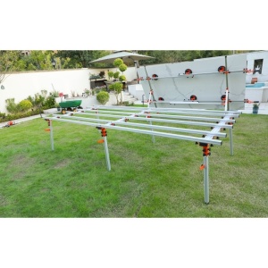 Masa de lucru SLAB XL pt. placi ceramice de dimensiuni mari, 360cm, 250kg, WolfPack - WP-DB-TB-3XL360 - Img 2