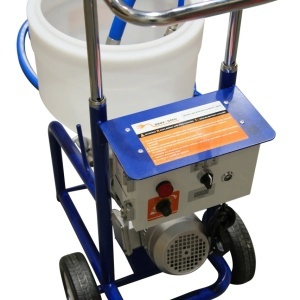 Masina multifunctionala de tencuit, gletuit, izolatii, debit max. 0-12 L/min, 1.5kW Monofazata, 20 bar, cuva plastic 35L - CNO-MFS12 - Img 5