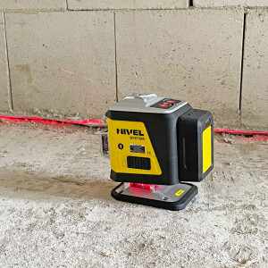 Pachet Laser roșu în cruce (3 x 360°), Bluetooth cu trepied - Nivel System-CL3R - Img 7