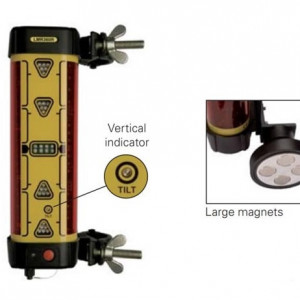 Pachet Receptor semnal pentru utilaje LMR360R (868 MHz) - prindere magnetica si afișaj de la distanță LMD360R, Leica-6003353 - Img 3