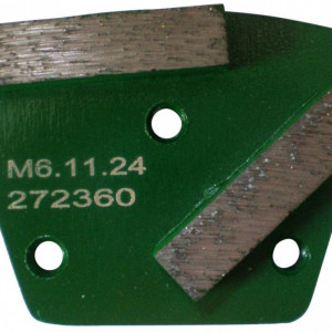 Placa cu segmenti diamantati pt. slefuire pardoseli - segment dur (verde) - # 40 - prindere M6 - DXDH.8506.11.24 - Img 1