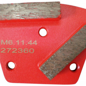 Placa cu segmenti diamantati pt. slefuire pardoseli - segment mediu (rosu) - # 150 - prindere M6 - DXDH.8506.11.46 - Img 1