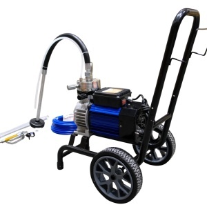 Pompa de vopsit si zugravit AIRLESS Diafragma Profesională cu Carucior - Complet Echipata - 1/4", 1.8kW, 5L/min - CNO-APSD5-CART - Img 6