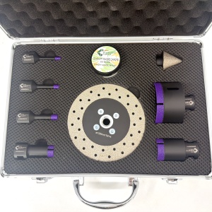 Set carote diamantate pt. gresie portelanata & piatra - diam. 6, 8, 10, 20, 35, 68 (mm), freza conica, disc taiere si ceara 3DTECH - Super PREMIUM - DXDY.NEODRILL.9SET - Img 6