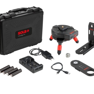 SET Nivela Laser Verde PLANO 3D multilinie 3x360°, 30m, Li-Ion + suport RCB - SOLA-71122501 - Img 2