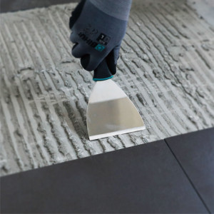 Spatula pentru indepartare placi 100mm cu capat metalic pentru lovire cu ciocanul, maner soft-grip - BIHUI-TRSC4 - Img 3
