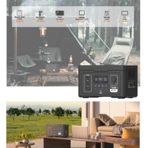 Statie acumulator portabil pentru incarcare electrica LongLife, LiFePO4, Generator Solar Power Station - 1200W, 992Wh - CNO-PS1200UPS - Img 2