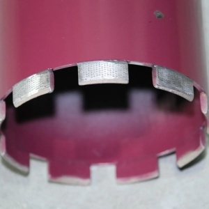 Carota diamantata segment Turbo Laser 3DTECH pt. beton armat diam. 102 x 450 (mm) - ULTRA Premium - DXQZ.3D1117.102 - Img 5
