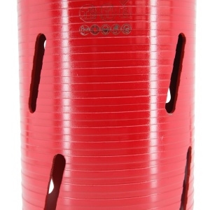 Carota diamantata Super PREMIUM ø115mm x 180mm x M16 pentru gaurire Beton armat, Zidarie, Granit - DXQZ.REDCORE.115 - Img 2