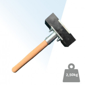 Ciocan de cauciuc pt. pavat, maner scurt 30cm - CXMD.30095 - Img 2