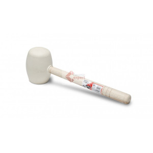 Ciocan din cauciuc alb rotund, 500g - RUBI-66906 - Img 2