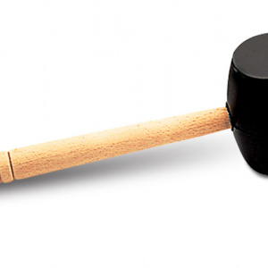 Ciocan din cauciuc negru 250g - RUBI-65904 - Img 1