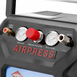 Compresor de aer cu piston, fara ulei - Blue Series 1.1kW, 126 L/min, 8 bari - Rezervor 6 Litri - AirPress-H215/6-36943 - Img 5