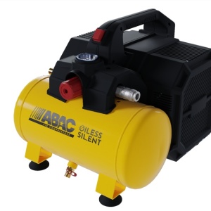 Compresor de aer cu piston fara ulei, silentios - 0.55 kW, 110 L/min, 8 bari - Rezervor 6 Litri - ABAC-START-XT-SIL-07 - Img 6