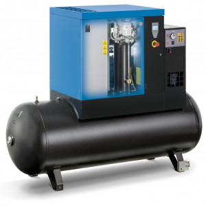 Compresor de aer profesional cu surub, cu uscator de aer - 4 kW, 516 L/min, 10 bari - Rezervor 270 Litri - ABAC-SPINN4E-10-400/50K-270-C-CE - Img 3