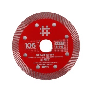 Disc diamantat pt. Placi ceramice, gresie si faianta - 106x20.0 (mm) Profesional Standard - SHIJING-106PRO