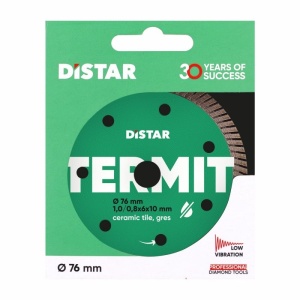 Disc diamantat Termit subtire pt. mini-polizoare, pt. portelan, 76x1,0/0,8x10 (mm) Premium - DiStar-11139053030 - Img 6