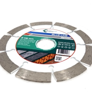 Disc DiamantatExpert pt. Beton, Materiale constructii 115x22.23 (mm) taiere uscata sau umeda, Blue Line Profesional - DXQZ.BCON.115 - Img 2