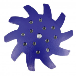 Disc stea cu segmenti diamantati pt. slefuire pardoseli - segment dur - Albastru - 250 mm - prindere 19mm - DXDY.8501.250.11.23 - Img 5