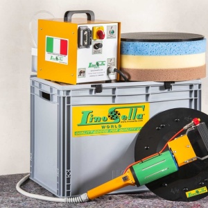 Drisca electrica - Finisare umeda tencuieli si gleturi mecanizate, pompa de apa incorporata + cutie de accesorii - LS-SV18 - Img 1