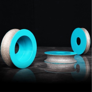 Freza diamantata pentru profilare granit, marmura, gresie Profil Semicerc exterior, R-20mm, ∅75x22,23mm - BIHUI-DGW320 - Img 4