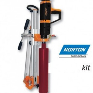 Kit complet, masina de carotat cu suport de aluminiu, 2000W, CDR163 KIT CDM203 - Norton Clipper