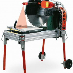 Masina de taiat materiale de constructii 75cm, 4.0kW, EXPERT 600S cu laser si roti - Battipav-9601 - Img 1