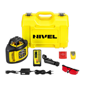 Nivelă laser rotativă cu fascicul roșu (2 planuri, panta manuala), cu afisare digitala - NL520R Digital - Nivel System - Img 3