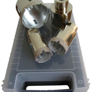 Set 4 carote diamantate pt. gresie portelanata & piatra - diam. 35, 45, 50, 68mm Super Premium - DXDH.80407.Satz4.35-68