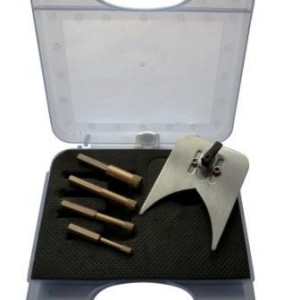 Set carote diamantata pt. gresie portelanata & piatra - diam. 6, 8, 10, 14mm - cu ceara- Super Premium - DXDH.80409.Satz6-14