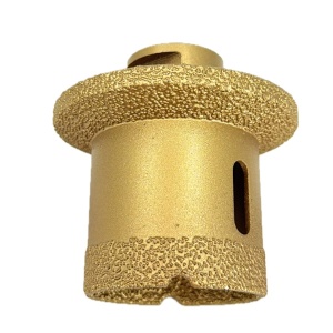Carota Diamantata pentru ventil scurgeri in gresie portelanata, piatra, compozit, - diam. 45mm, 65mm 45° - Premium - DXDY.GOLDrill.45-6545deg - Img 11