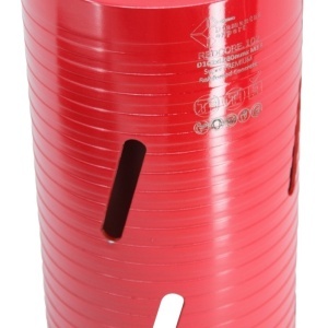 Carota diamantata Super PREMIUM ø102mm x 180mm x M16 pentru gaurire Beton armat, Zidarie, Granit - DXQZ.REDCORE.102