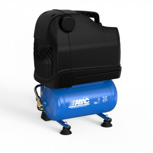Compresor de aer cu piston fara ulei, semi-silentios - 1.5 kW, 222 L/min, 10 bari - Rezervor 6 Litri - ABAC-START-OSS-20P - Img 2