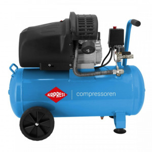 Compresor de aer profesional cu piston (cu accesorii) - Blue Series 2.2kW, 392L/min, 8 bari - Rezervor 50 Litri - AirPress-HL425/50-36888 - Img 4