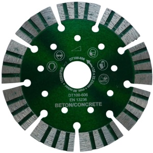 Disc DiamantatExpert pt. Beton armat - Turbo Laser 150x22.2 (mm) Profesional Standard - DXDH.1517.150 - Img 1