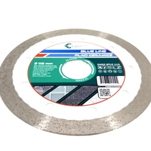 Disc DiamantatExpert pt. Ceramica, Gresie Portelanata de Duritate Medie, Placi 115x22.23 (mm) taiere uscata sau umeda, Blue Line Profesional - DXQZ.BTLE.115 - Img 3