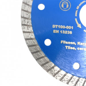 Disc DiamantatExpert pt. Gresie ft. dura, Portelan dur, Granit- Turbo 125x22.2 (mm) Super Premium - DXDH.3957.125.22 - Img 4
