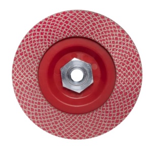 Disc lamelar diamantat pt. slefuit granit, gresie, portelan, sticla - #200, Ø125mm, M14 - RUBI-32939 - Img 2