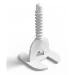 Distantiere autonivelare TWIST pt. gresie, faianta si placi - Rost de 2mm - 100 buc - XLEV-TWC2100 - Img 3