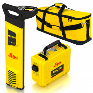 Localizator Utilitati DD220 (50Hz), pachet adancime cu transmitator DA230 (850268+850274+850276) - Leica-6011593 - Img 3