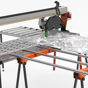 Masa modulara de lucru pt. placi ceramice de dimensiuni mari, 150x150cm, Multi Bench - Battipav-11201 - Img 2