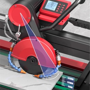 Masina automată de taiat gresia, faianta si placi dure, display LCD - 120cm, 4500W, PRO - SHIJING-9201A-1200 - Img 10