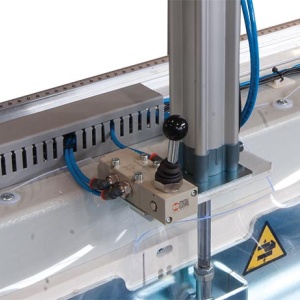 Masina de prelucrat marmura Manta JR Basic 45°, cap fix si invertor - lung. max. 350cm, 5.5 kW, 400V - Mondial-150813 - Img 9