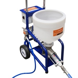 Masina multifunctionala de tencuit, gletuit, izolatii, debit max. 0-12 L/min, 1.5kW Monofazata, 20 bar, cuva plastic 35L - CNO-MFS12