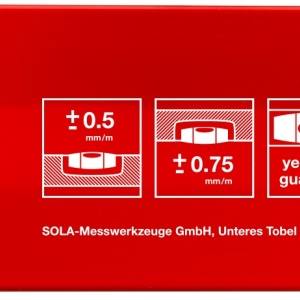 Nivelă cu bula ( Boloboc ) cu profil tubular BIG X 3, 100cm - Sola-01373301 - Img 3