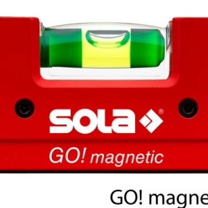 Nivela cu bula (boloboc) GO! magnetic - Sola-01621101 - Img 1