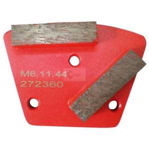 Placa cu segmenti diamantati pt. slefuire pardoseli - segment mediu (rosu) - # 20 - prindere M6 - DXDH.8506.11.42 - Img 2