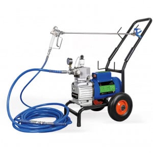 Pompa de vopsit si zugravit AIRLESS Diafragma Profesională cu Carucior - Complet Echipata - 1/4", 3kW, 5.5L/min - WP-APSD5 - Img 1