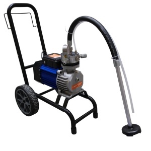 Pompa de vopsit si zugravit AIRLESS Diafragma Profesională cu Carucior - Complet Echipata - 1/4", 1.8kW, 5L/min - CNO-APSD5-CART - Img 10