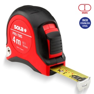 Ruletă PRO-TMS, 4m 19mm - Sola-50029501